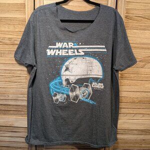 Salina Sirens War of the Wheels Roller Derby Invitational T-Shirt Size Large